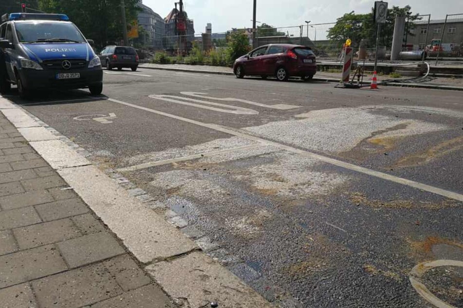 An dieser Stelle wurde der 53-jährige Radler von dem tonnenschweren Lkw überfahren.