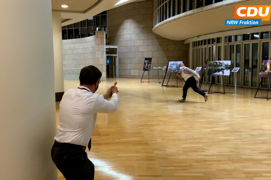 Die CDU hat im NRW-Landtag ein Video als Hommage an das "Tatort"-Jubiläum gedreht. (Fotomontage)