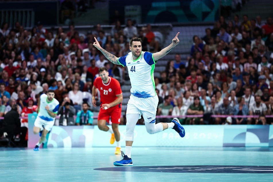 Bei den Olympischen Spielen in Paris 2024 gelang Bombač mit Slowenien der Einzug ins Halbfinale. (Archivbild)