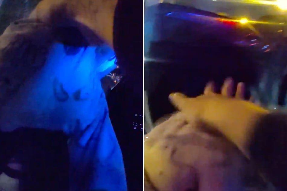 Mehrfach schlug Officer Padilla mit der flachen Hand auf den Rücken des Babys, um ein vermeintliches Stück Babynahrung herauszubefördern.