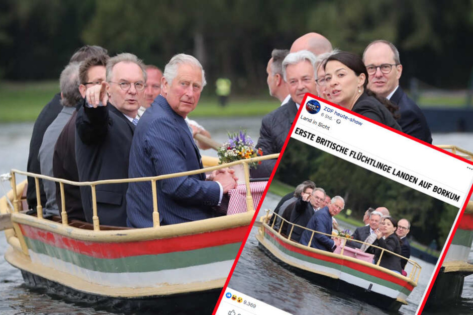 Eigentlich wollten Charles und Camilla nur ihren Ausflug im Wörlitzer Gartenreich genießen.