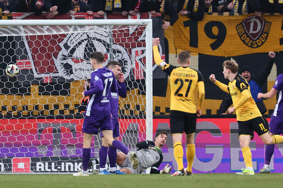 Tor für Dynamo Dresden! Dominik Kother trifft zum 2:1.