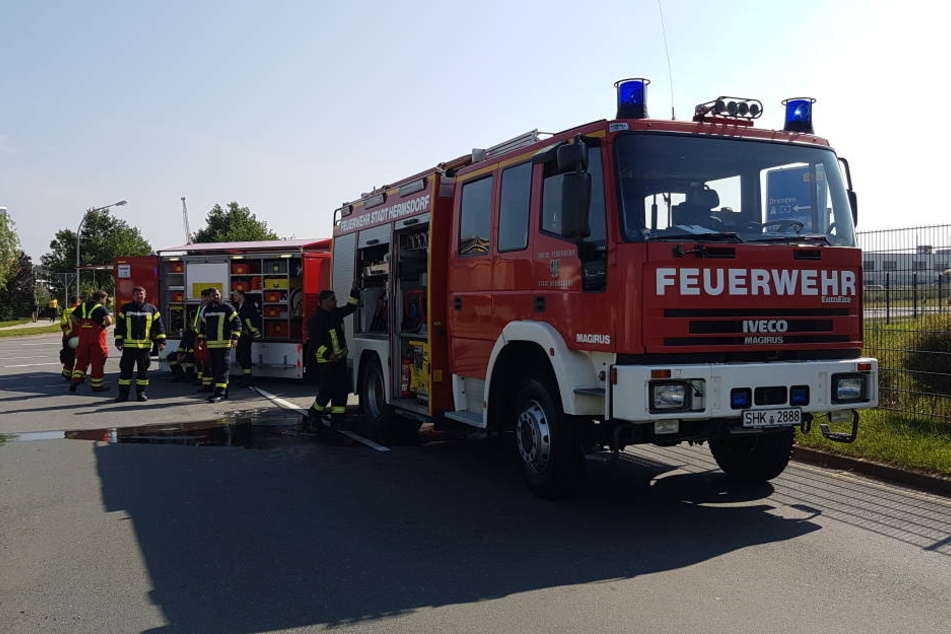 Die Feuerwehr brachte die Flüssigkeit unter Kontrolle.