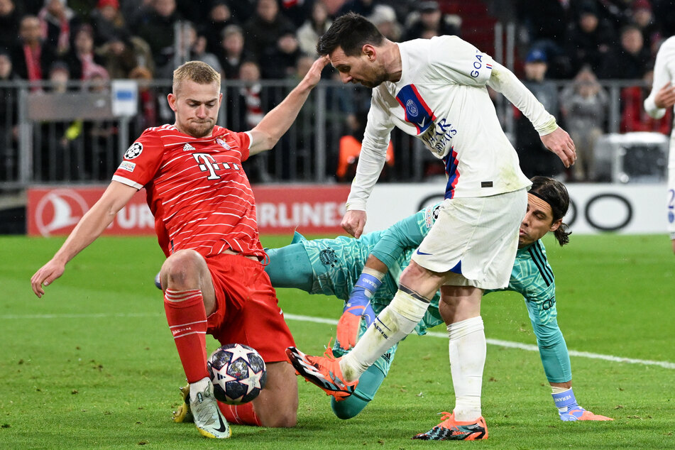 Lionel Messi (35, v.r.) hat mit PSG keinen guten Auftritt gegen Achtelfinal-Gegner Bayern München hingelegt. Die Franzosen sind verdientermaßen aus der Champions-League ausgeschieden.