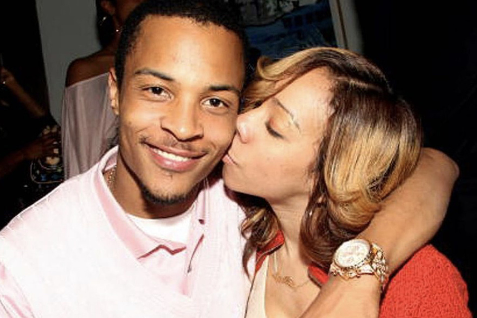On Thursday, it was revealed that charges against T.I.(l) and Tameka "Tiny" Harris (r) were dropped.