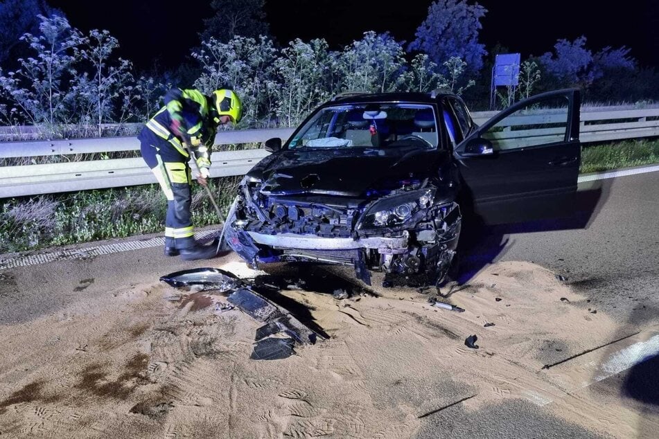 Eines der Fahrzeuge wurde arg in Mitleidenschaft gezogen.