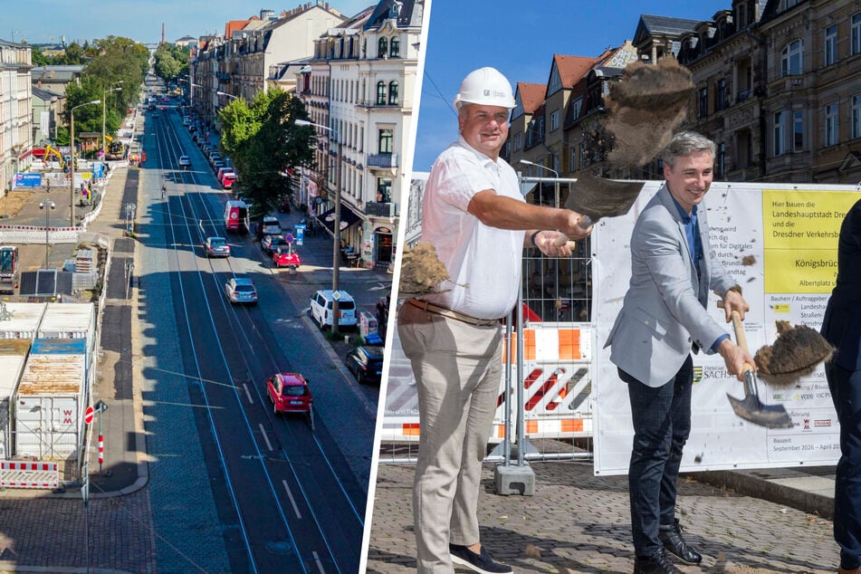 Nach 33 Jahren Planung und Streit: Endlich Baustart für die Königsbrücker Straße