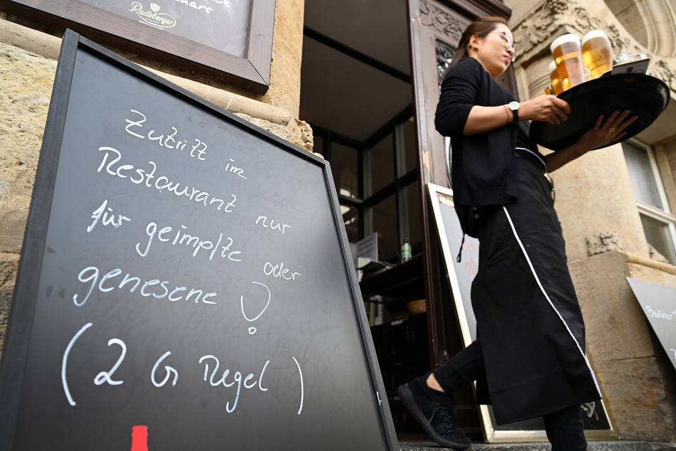 Wie bisher: Die 2G-Regel in sächsischen Restaurants bleibt.