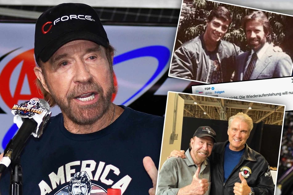 Action-Ikonen, Politiker - und die FDP: So trauert das Netz um Chuck Norris (†86)