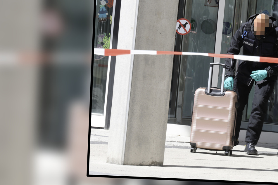 Großeinsatz am Uniklinikum in Jena: Weißes Pulver rieselte aus Koffer