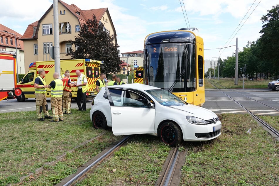 Die Kreuzung musste gesperrt werden.