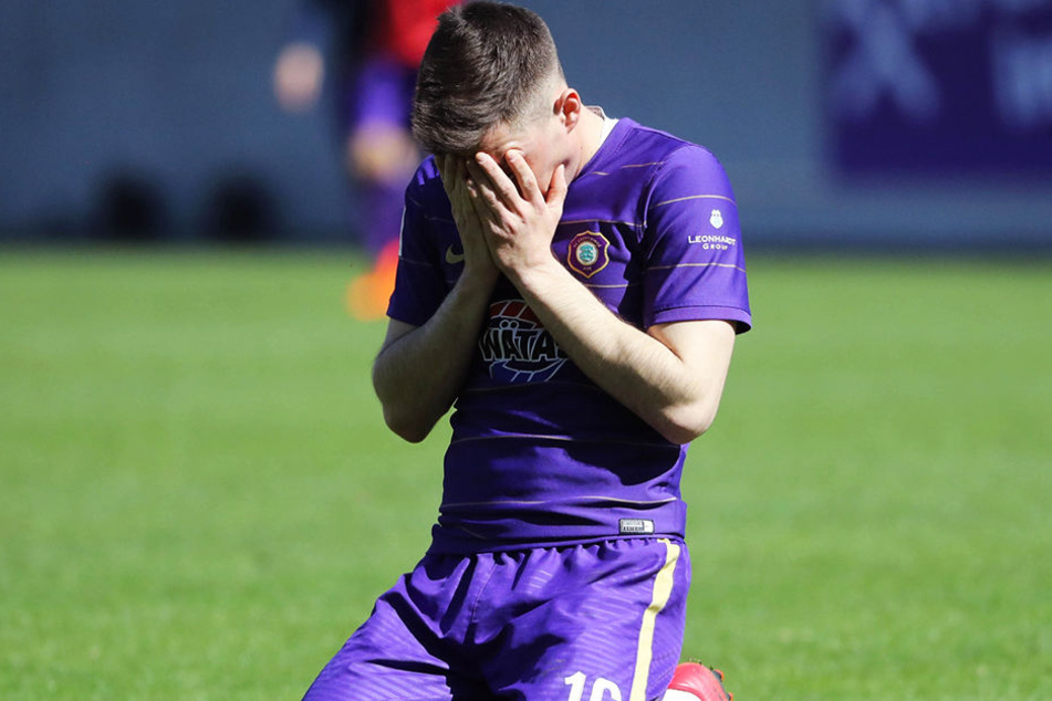 Nach Abpfiff sank Mario Kvesic damals auf die Knie. Rückblickend: Hätte er damals nicht getroffen, Aue hätte die Relegation nicht erreicht.