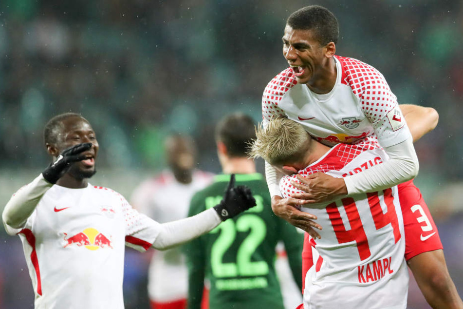 In der Hinrunde sorgten Naby Keita (l.) und Bernardo (oben) für einen 2:0-Erfolg in der Red Bull Arena.