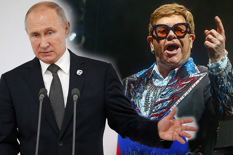 Putin gegen Popstar: Zoff mit Elton John wegen Homosexualität