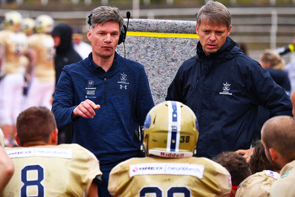 Monarchs-Coach Ulrich Däuber erwartet mit den Schwäbisch Hall Unicorns einen starken Gegner, der alle 14 Spiele in der Hauptrunde gewann. (Archivbild)