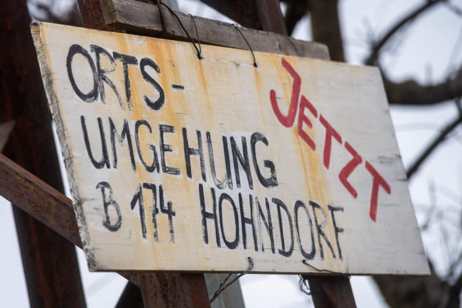 Die Hohndorfer fordern seit fast 30 Jahren eine Umgehungsstraße.