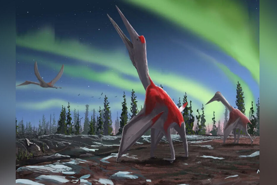 Eine künstlerische Darstellung der neu entdeckten Dinosaurier-Art.