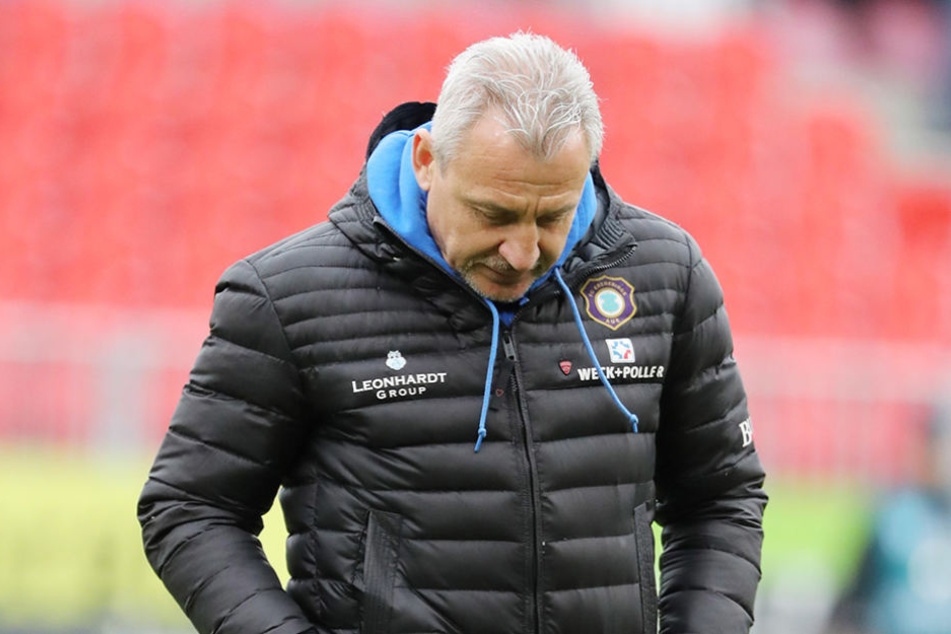 Pavel Dotchev musste in Sandhausen schwere Entscheidungen treffen.