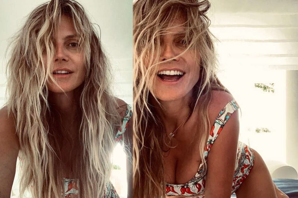 Ist das ihr Vorspiel? Heidi Klum gibt auf zehn Bildern extrem intime Einblicke