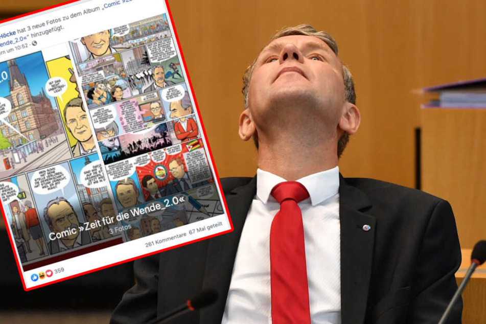Björn Höcke postet AfD-Comic und kassiert heftigen Shitstorm