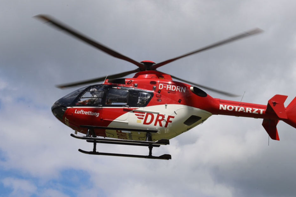 Ein Rettungshubschrauber wurde angefordert.