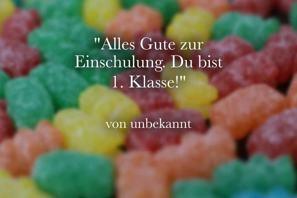Einer von vielen lustigen Wünschen zum Schulstart.