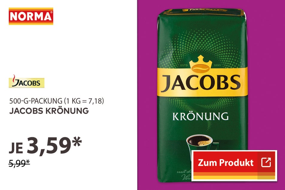 Jacobs Krönung für 3,59 Euro