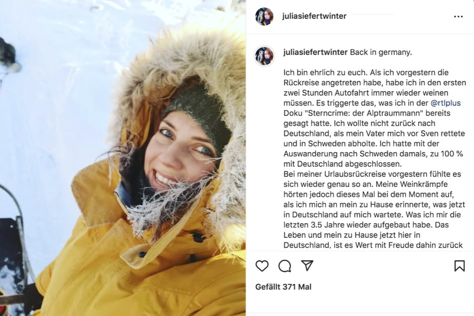 Julia Siefert-Winter (29) kehrte mit ihren Hunden wieder nach Schweden zurück - vorerst allerdings nur, um Urlaub zu machen.