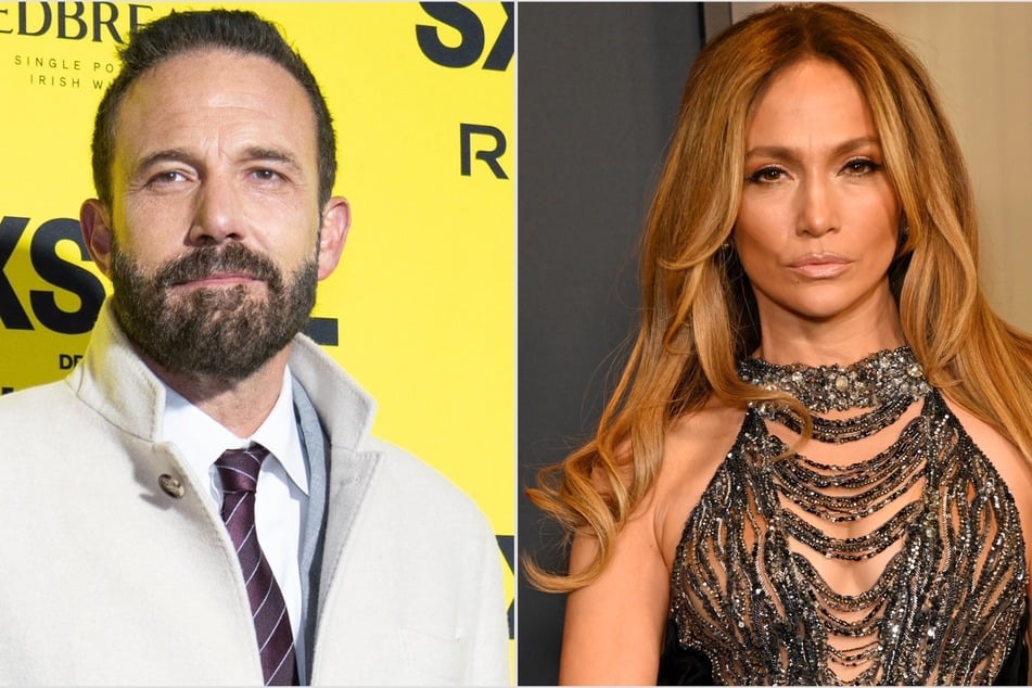 Ben Affleck (l.) is reportedly "happier" in the months following the finalization of his divorce from Jennifer Lopez.