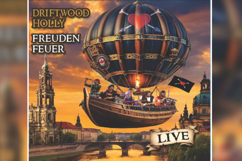 Im Luftschiff über Dresden - das aktuelle Album von Driftwood Holly.