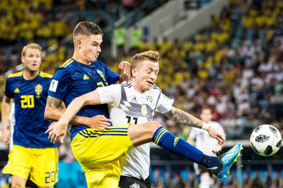 Das Vorrunden-Spiel Deutschland gegen Schweden war auch für viele Zuschauer der Karl-May-Festspiele wichtig.