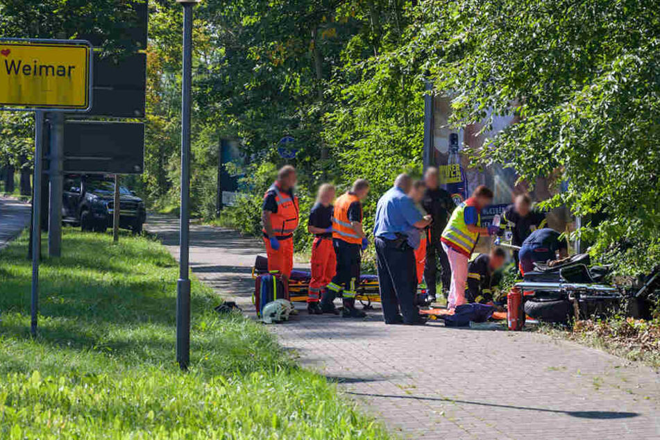 Der Schauspieler wurde bei dem Unfall schwer verletzt.