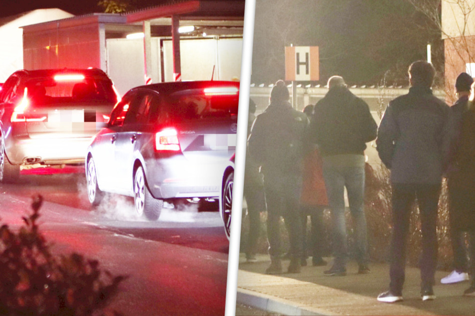 Lange Schlangen und ein waschechtes Verkehrschaos brachte die Impfnacht im hessischen Langen ebenso mit sich wie viele glückliche Bürger.