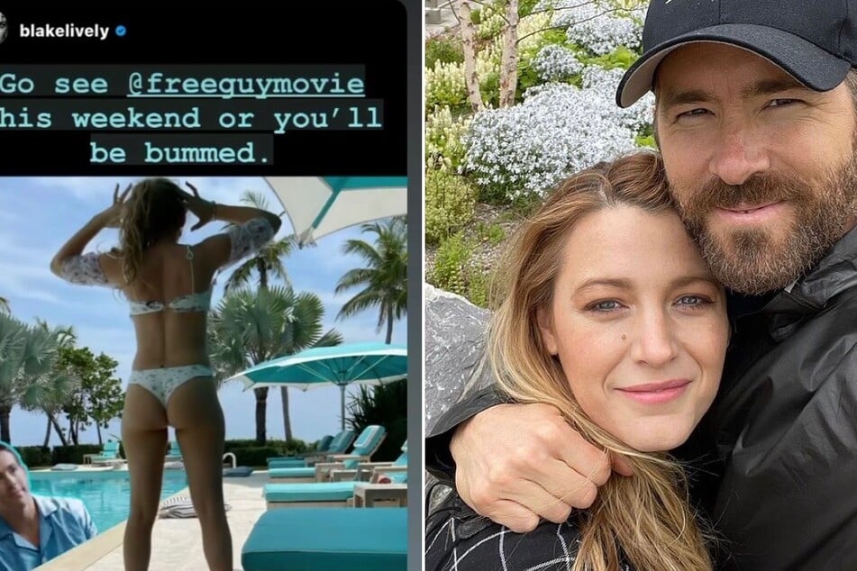 Blake Lively used her trolling chops to encourage fans to watch Ryan Reynolds' new film.