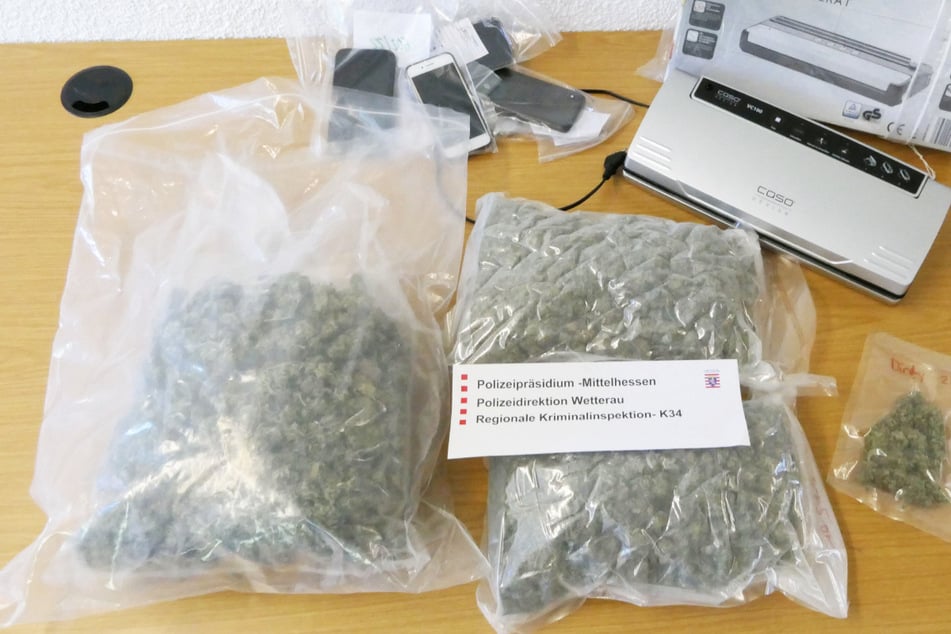 Drogen, Waffen und rund 178.000 Euro: Hessische Polizei schnappt mutmaßliche Dealer
