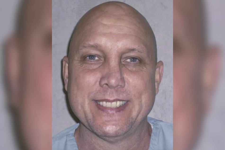Phillip Hancock (pictured) was put to death by three-drug lethal injection at the Oklahoma State Penitentiary in McAlester, Oklahoma on Thursday.