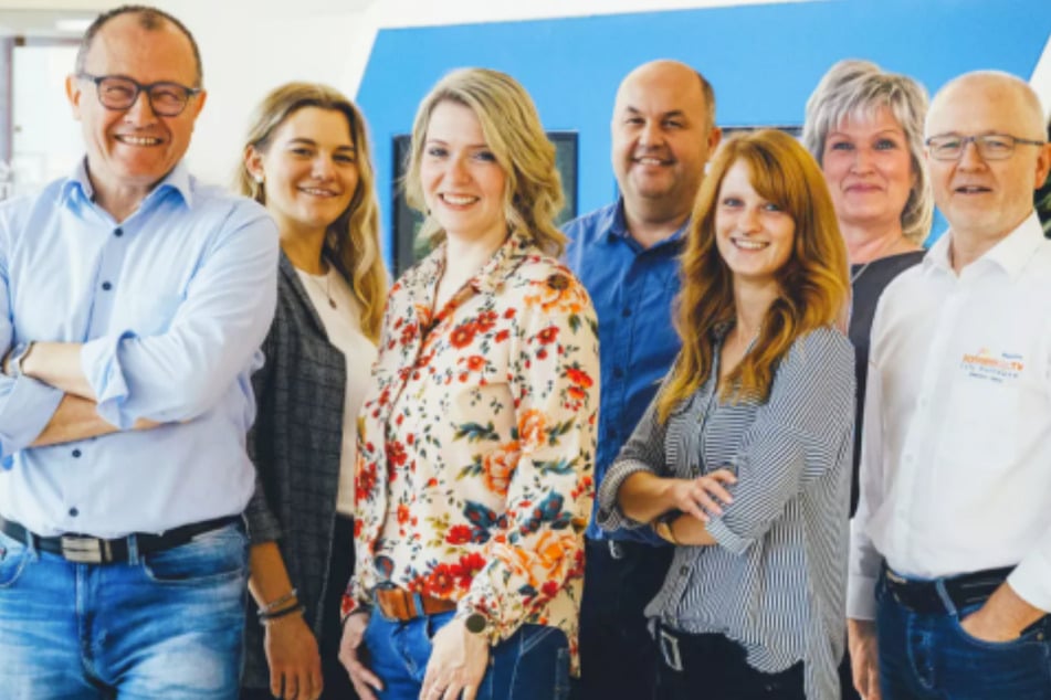 Das sonnenklar.TV-Team in Meißen