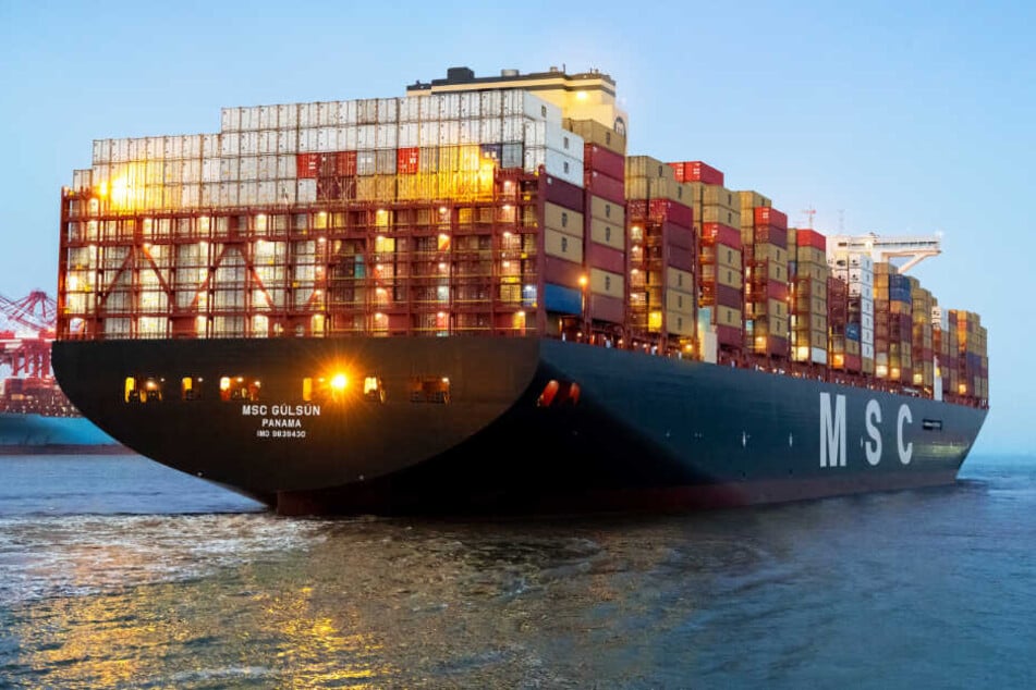 Die MSC Gülsün gilt als größtes Containerschiff der Welt.