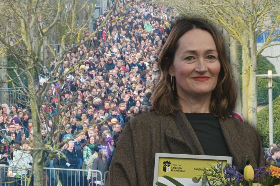 Leipziger Buchmesse knackt Besucherrekord: Preisträgerin übt Kritik an Minister