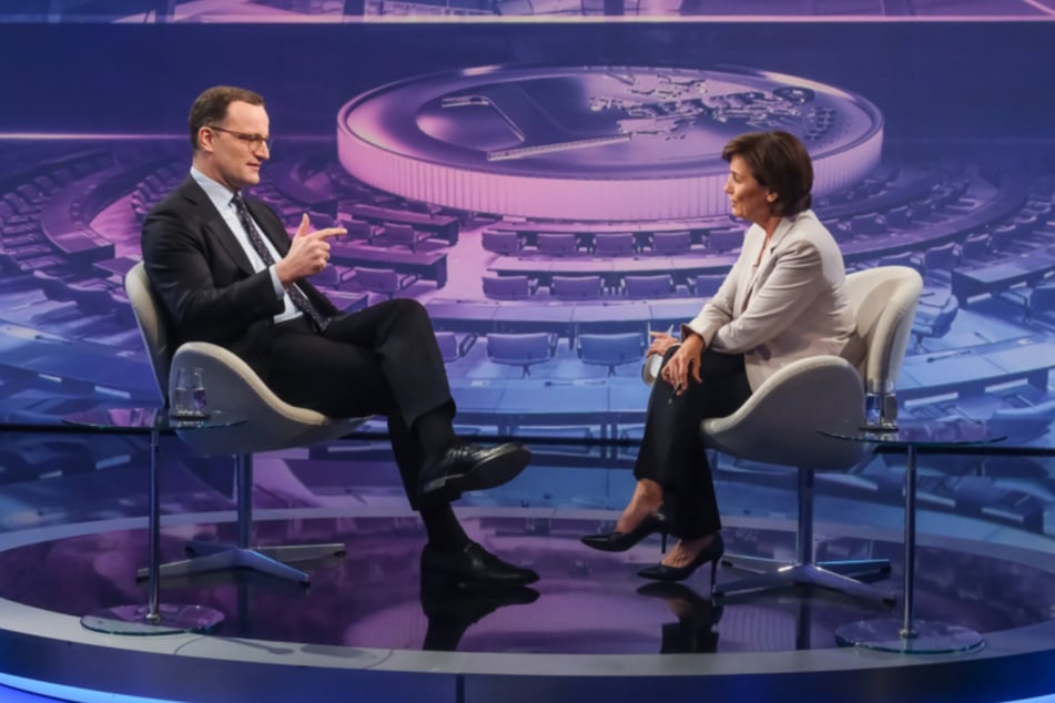 Jens Spahn (45) und Sandra Maischberger (59) sprachen über Haushalt, Rente und Sicherheit.