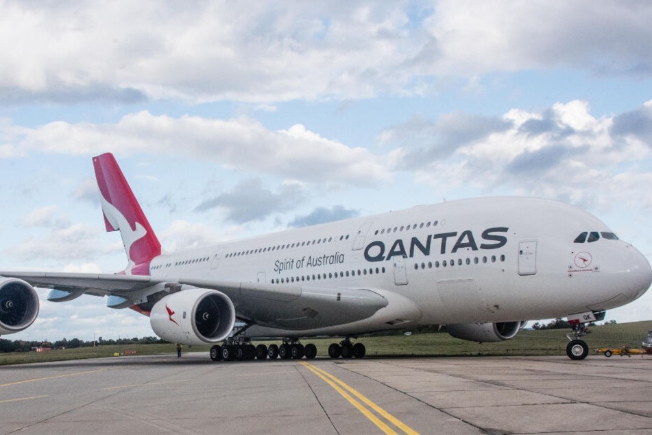 Ein solcher A380 der australischen Qantas Airways hob jetzt zum Rekordflug von Dresden nach Sydney ab.