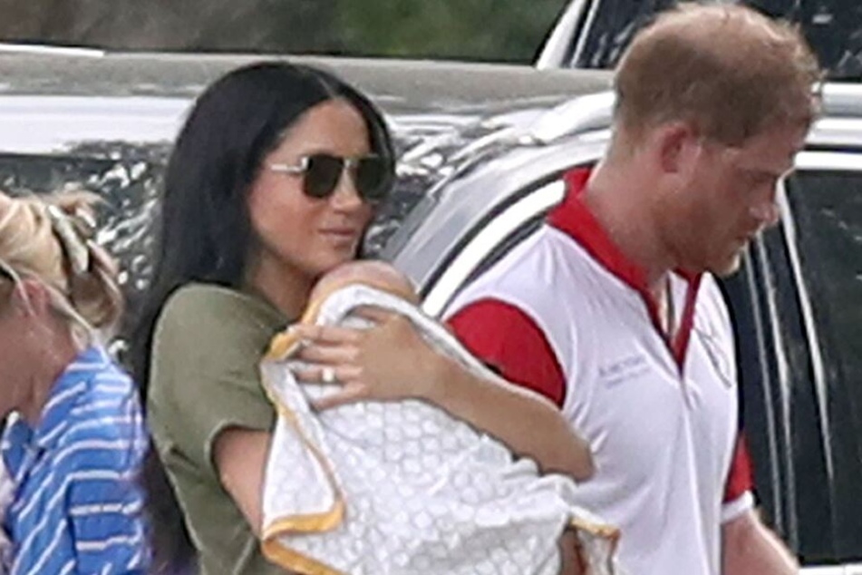 Meghan Markle (37) mit Baby Archie und Prinz Harry (34). (Archivbild)