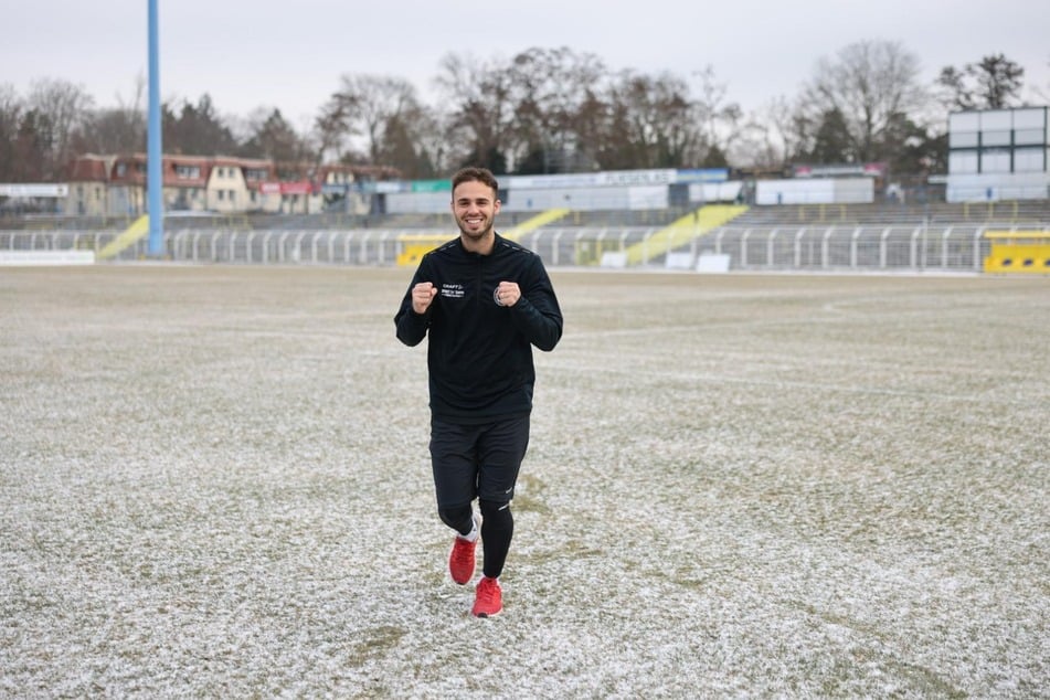 Den verschneiten Platz im Bruno-Plache-Stadion tauschen die Leipziger in den nächsten Tagen mit guten Bedingungen im türkischen Trainingslager.