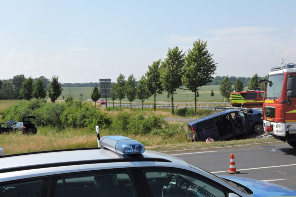 Der Mercedes Vito war in Richtung Großbardau unterwegs, als ihm der Audi die Vorfahrt schnitt.