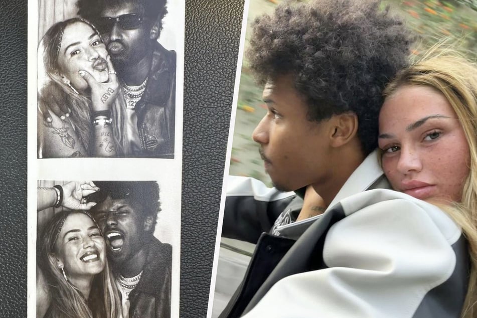Mit einer Reihe von Bildern bestätigten am Donnerstagabend BVB-Star Karim Adeyemi (21) und Rapperin Loredana (27) ihre Liebe.