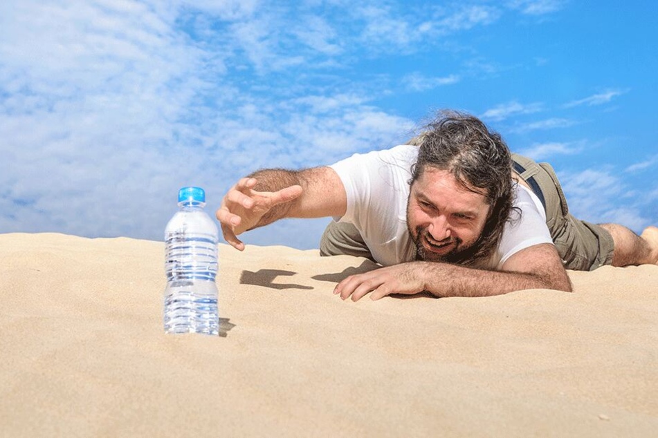 Wasser sollte man immer griffbereit haben, wenn Deutschland demnächst wieder zur Wüste wird.