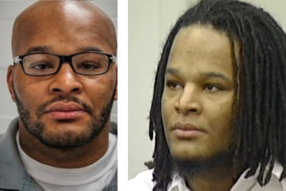 Kevin Johnson was 19 years old (r.) when he shot and killed Sgt. William McEntee, and 37 (l) when he was executed by the state of Missouri.