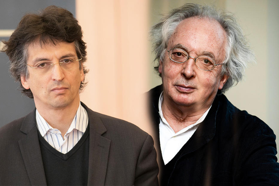 Michael Sanderling, Chefdirigent der Dresdner Philharmonie (links). Philippe Herreweghe leitet das Symphoniekonzert der Sächsischen Staatskapelle.