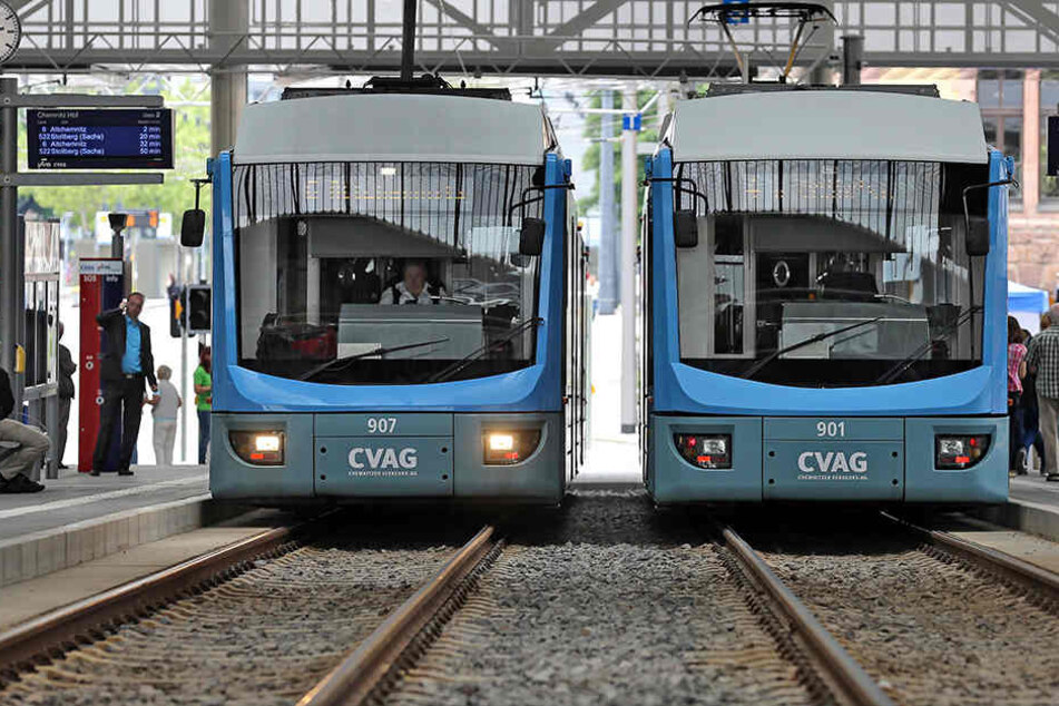 Bei der CVAG in Chemnitz gibt es nur auf der Linie 2 mehrsprachige Ansagen für Fahrgäste.