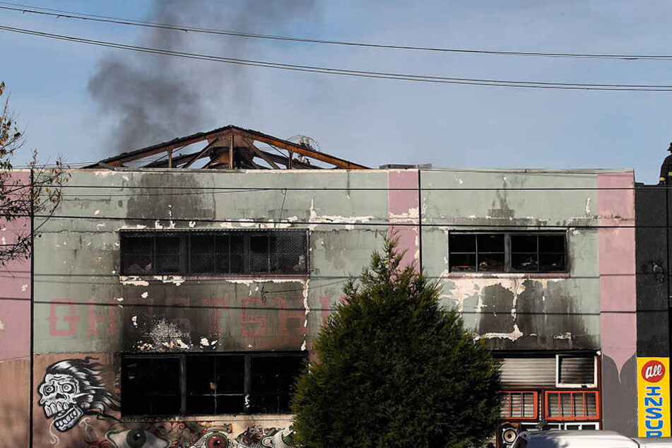 In dem als "Ghost Ship" in der Szene bekannten Halle brach das verheerende Feuer aus.